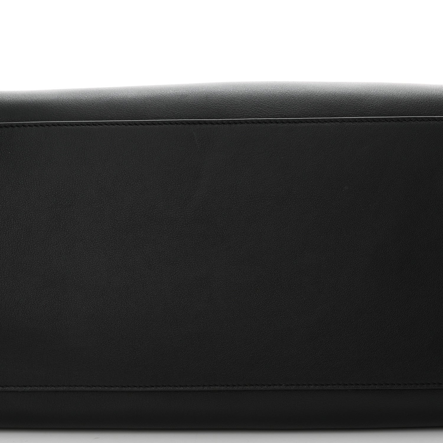 The Row Polished Saddle Calfskin Soft Margaux Belt 15 Black 12 of 12