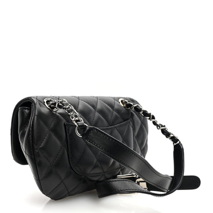 Chanel Calfskin Quilted CC Uniform Flap Belt Bag Black 3 of 10