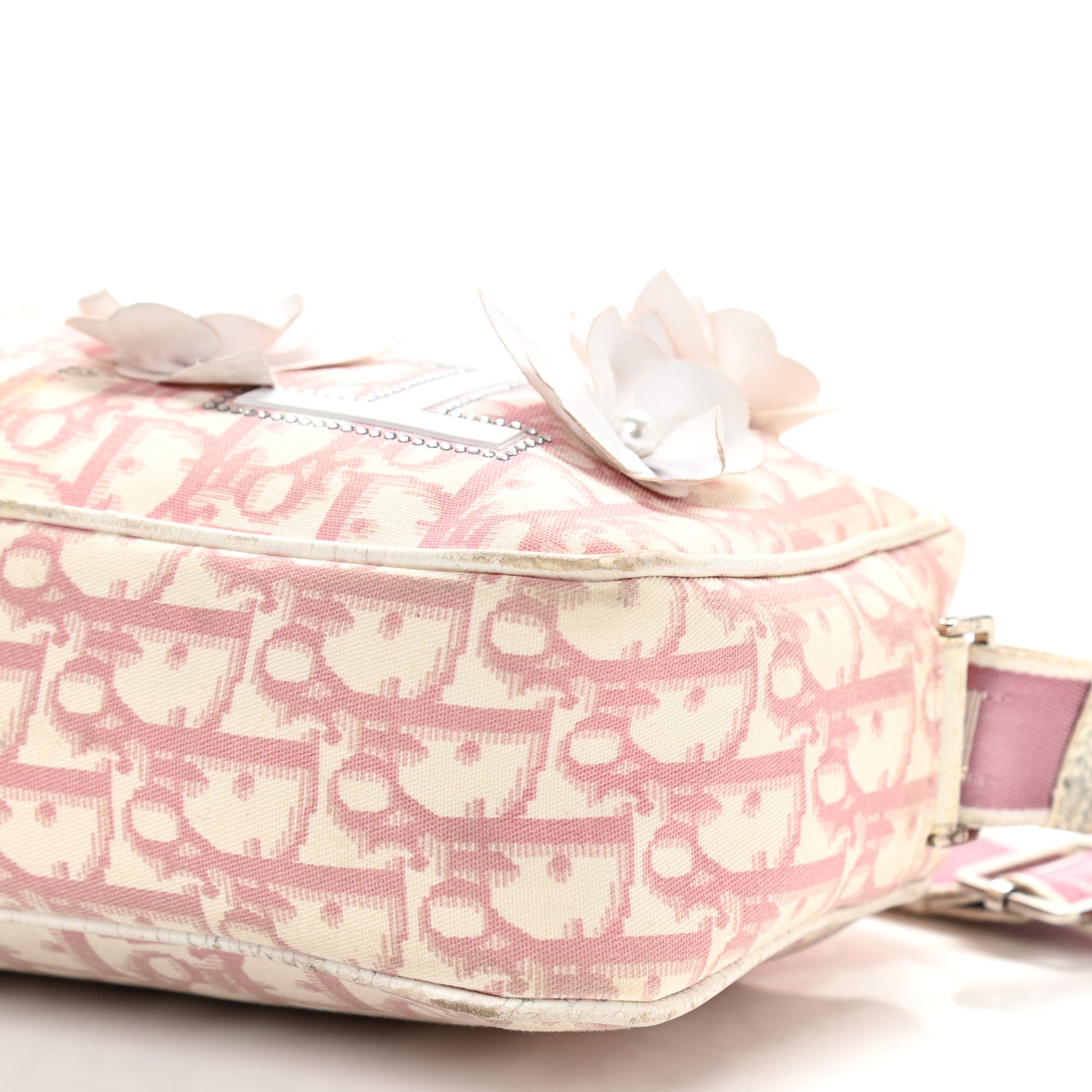 Christian Dior Monogram Girly Shoulder Bag Pink 10 of 16