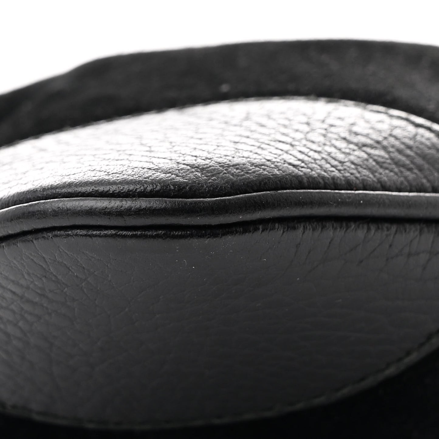 Guccissima Suede Crossbody Bag Black