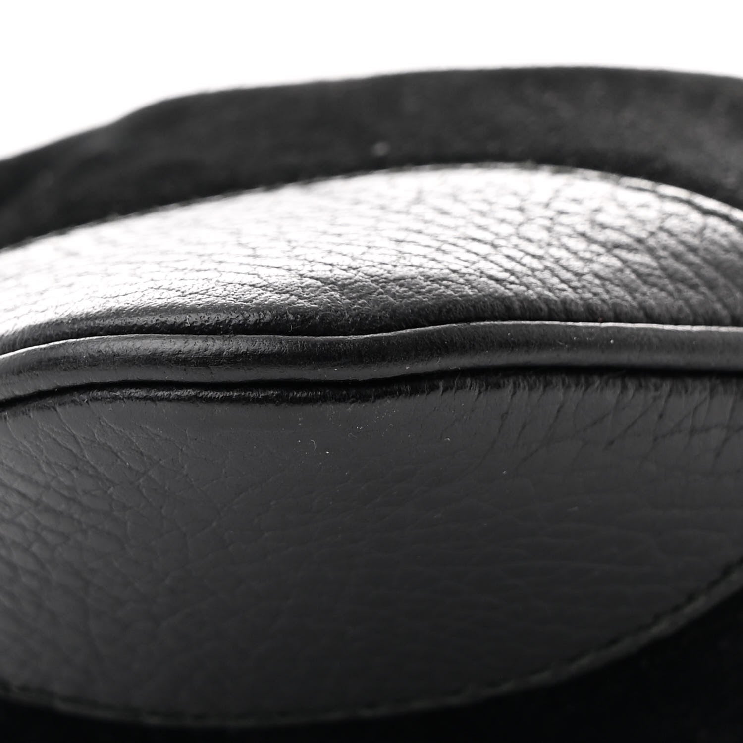 Gucci Guccissima Suede Crossbody Bag Black 9 of 15