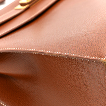 Hermes Veau Grain Lisse Kelly Sellier 32 Noisette 13 of 17