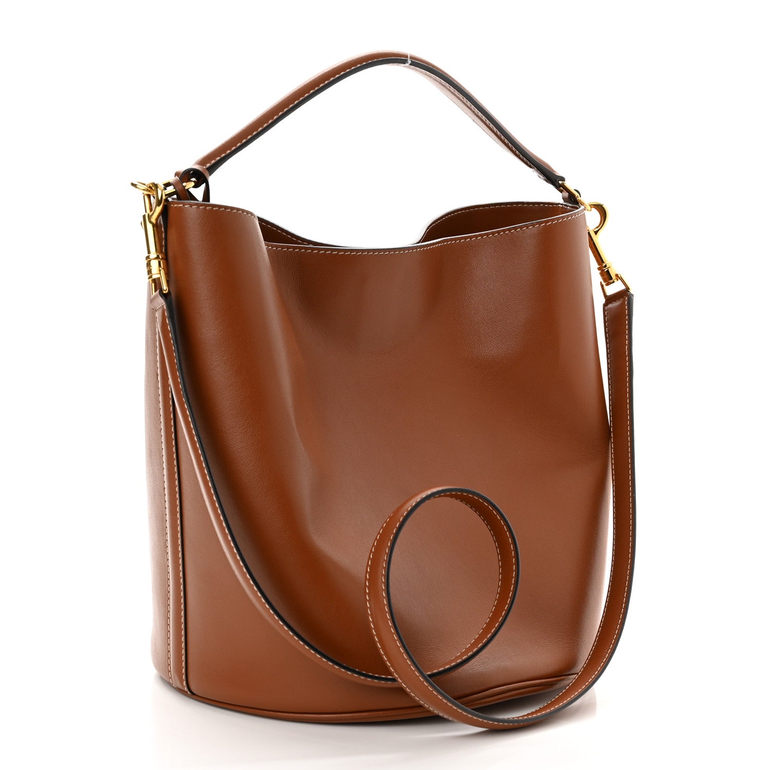 Celine Smooth Calfskin Bucket 16 Bag Tan 3 of 10