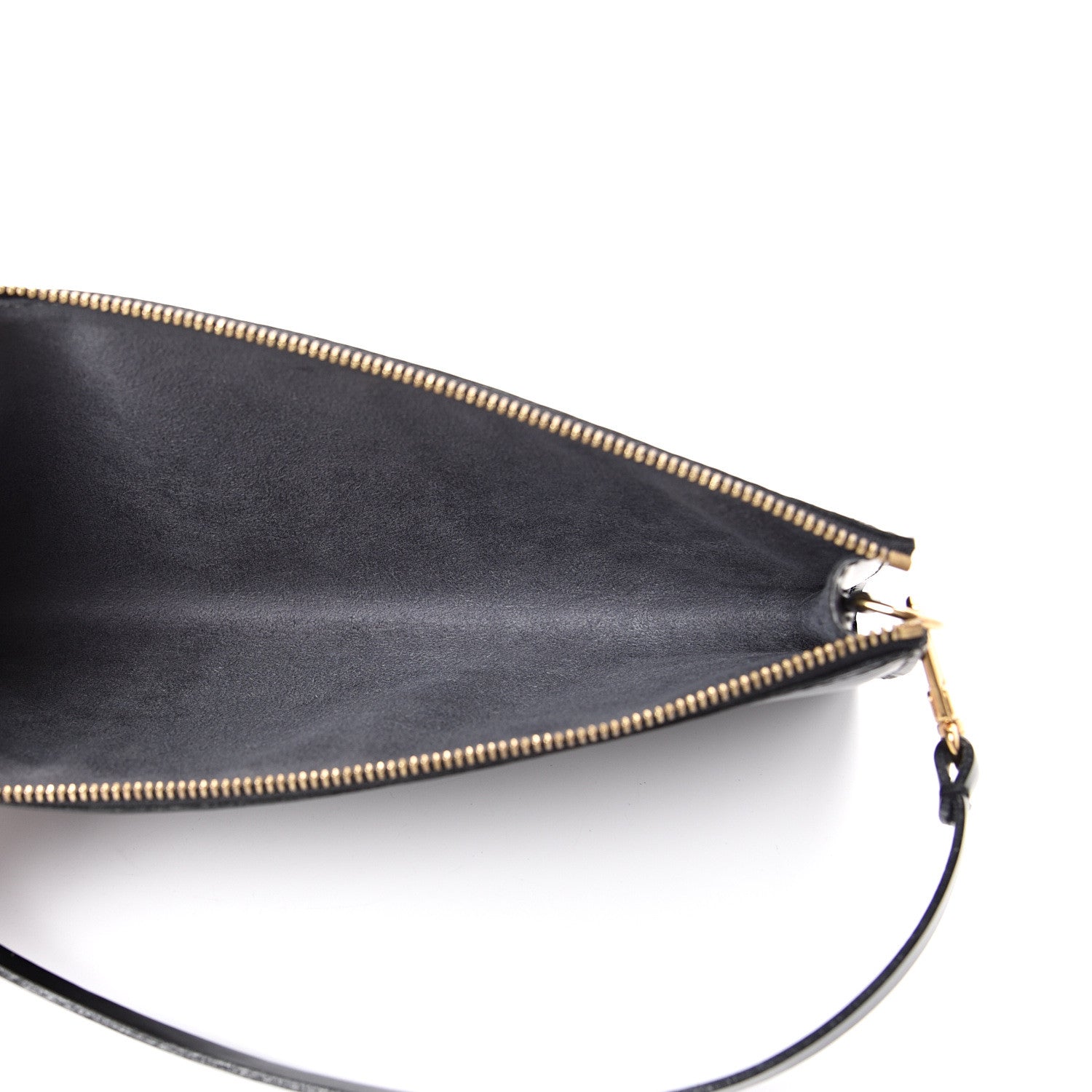 Louis Vuitton Epi Pochette Accessories 24 Black 4 of 11