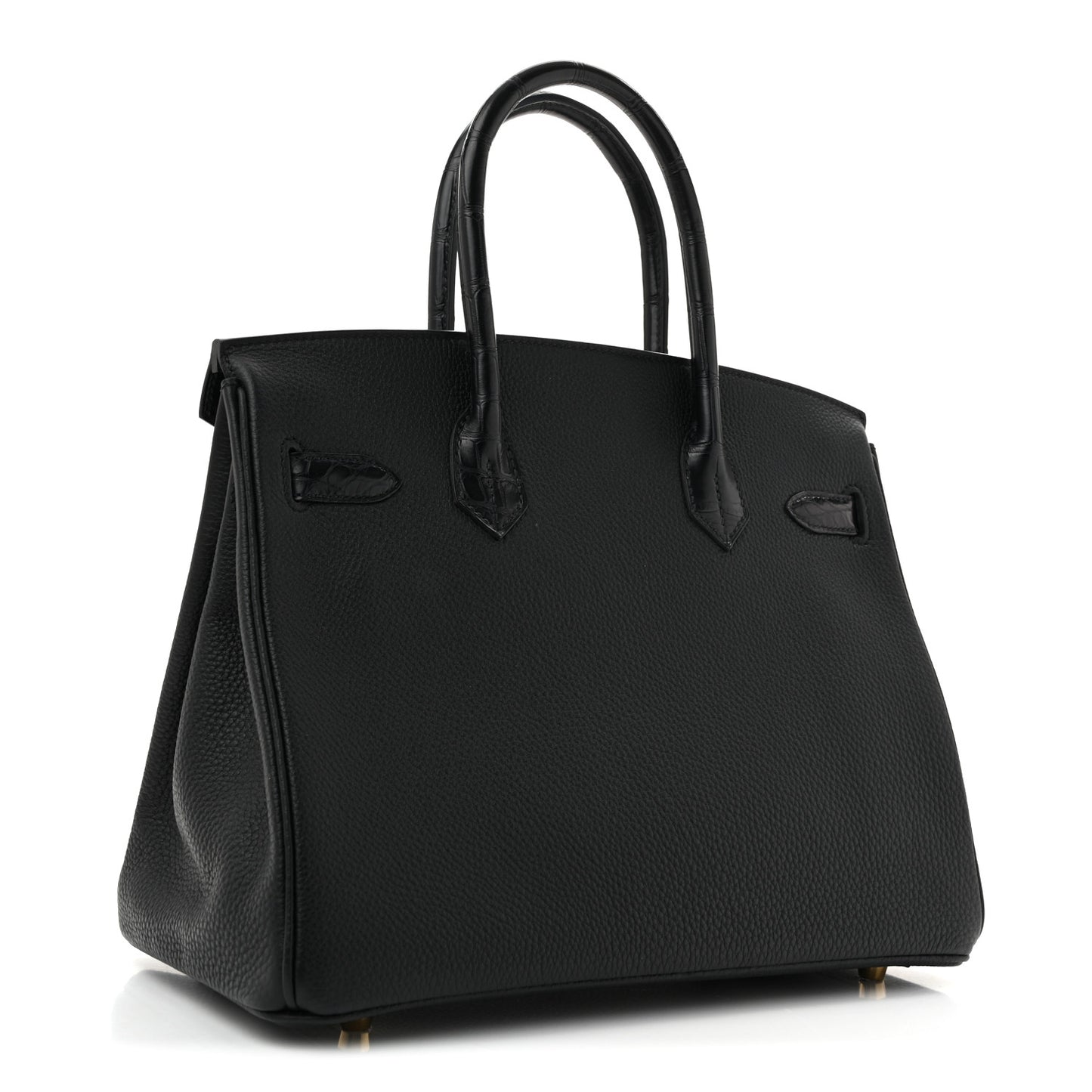 Togo Matte Alligator Birkin Touch 30 Black