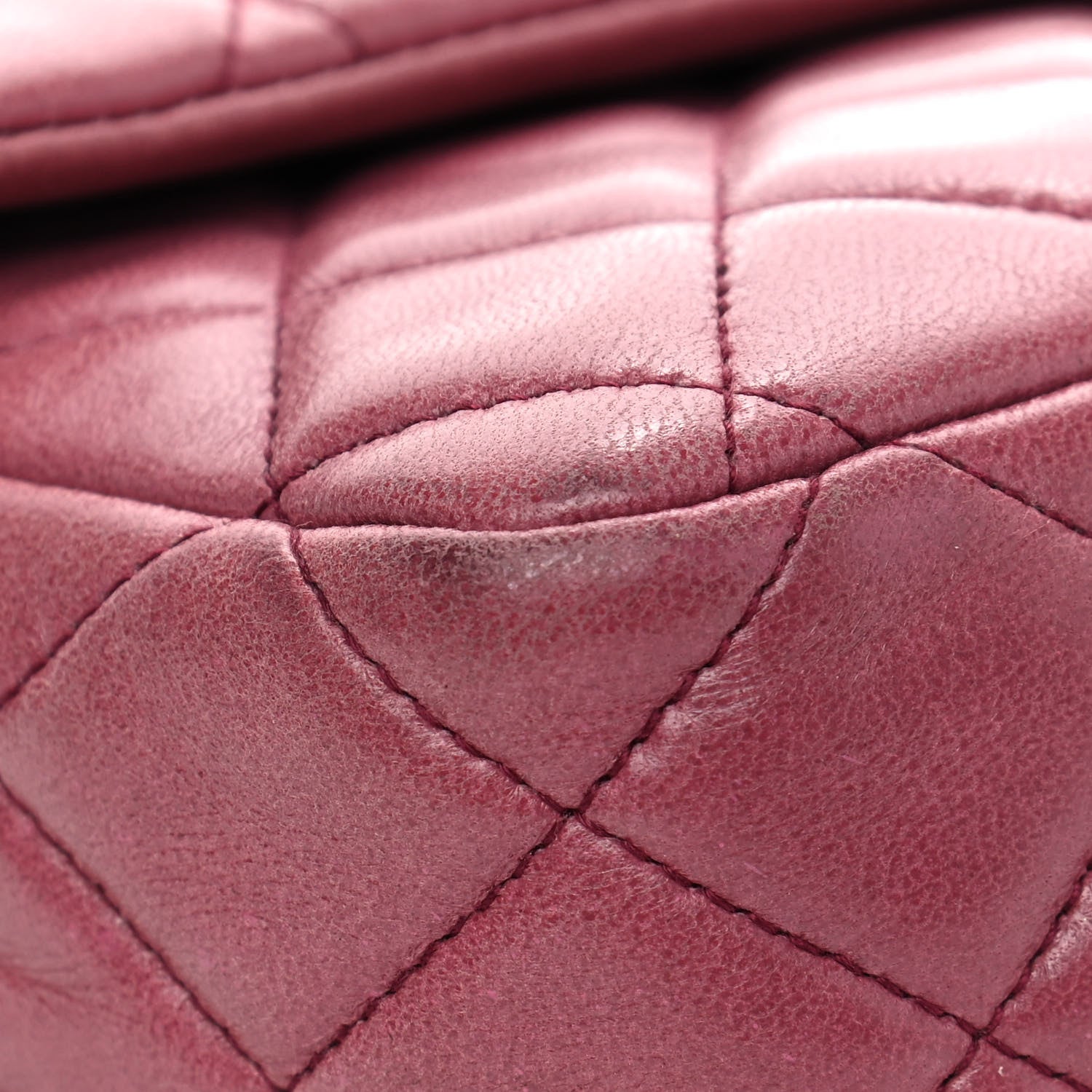 Chanel Lambskin Quilted Medium Double Flap Pink 6 of 6