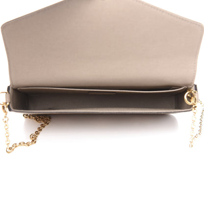 Louis Vuitton Empreinte Monogram Giant Felicie Pochette Tourterelle Creme 5 of 12