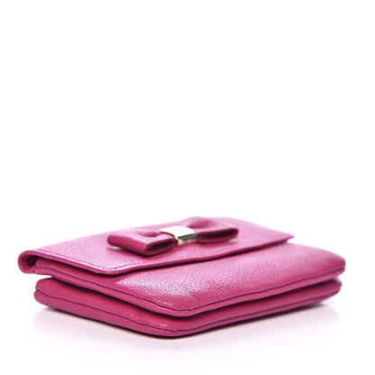 Mulberry Goatskin Bow Coin Purse Pink 4 of 7