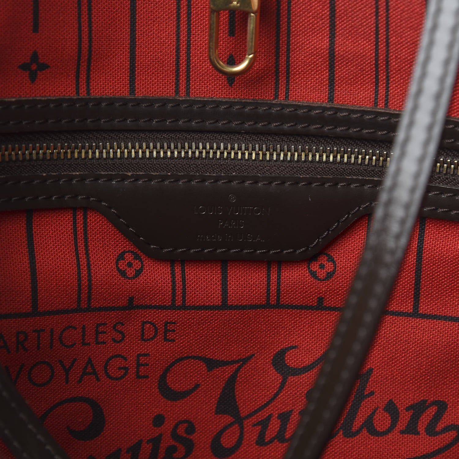Louis Vuitton Damier Ebene Neverfull GM 6 of 21