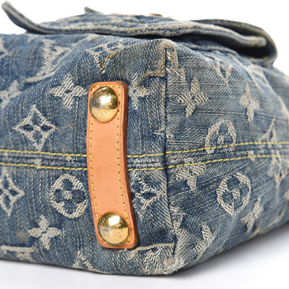 Louis Vuitton Monogram Denim Baggy PM Blue 12 of 15