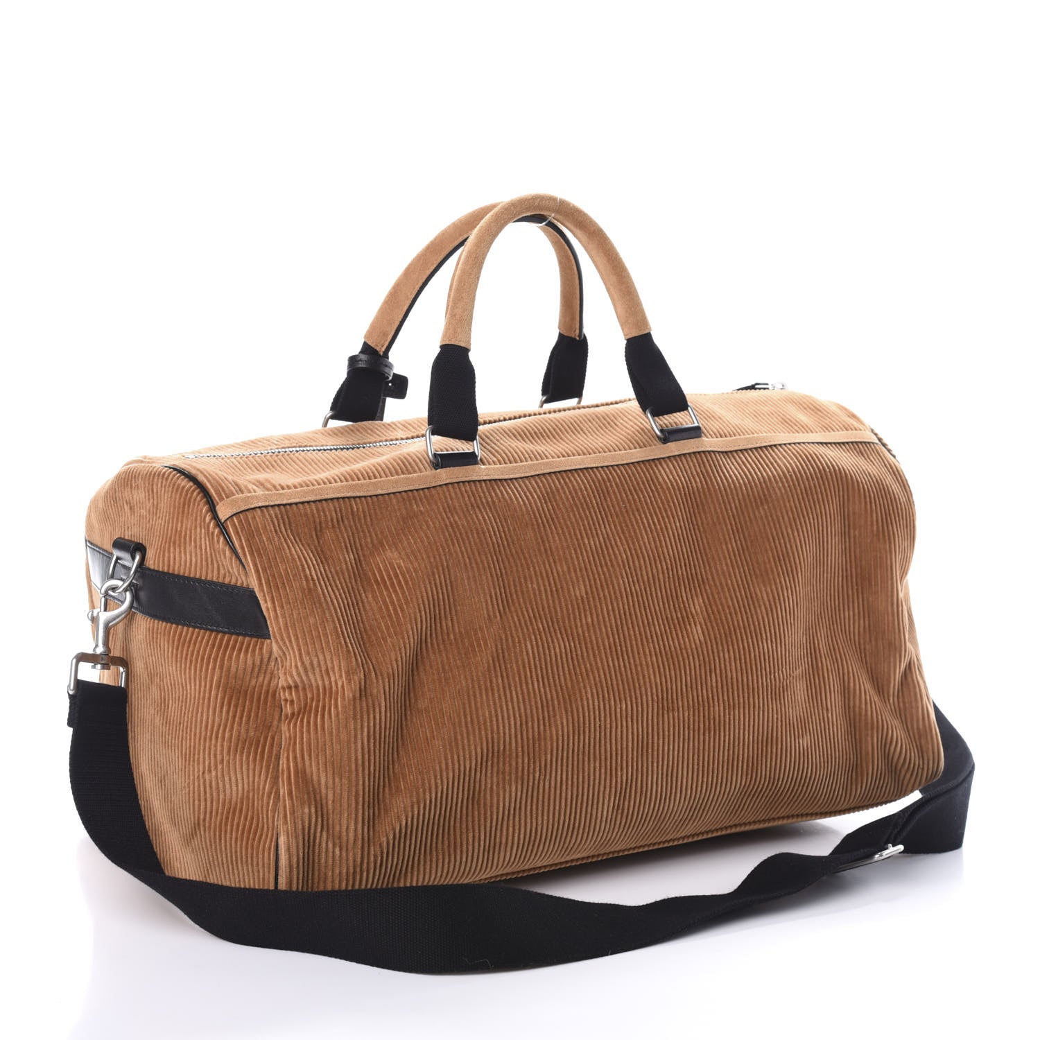 Saint Laurent Corduroy Andy Duffle Bag Brown 3 of 9