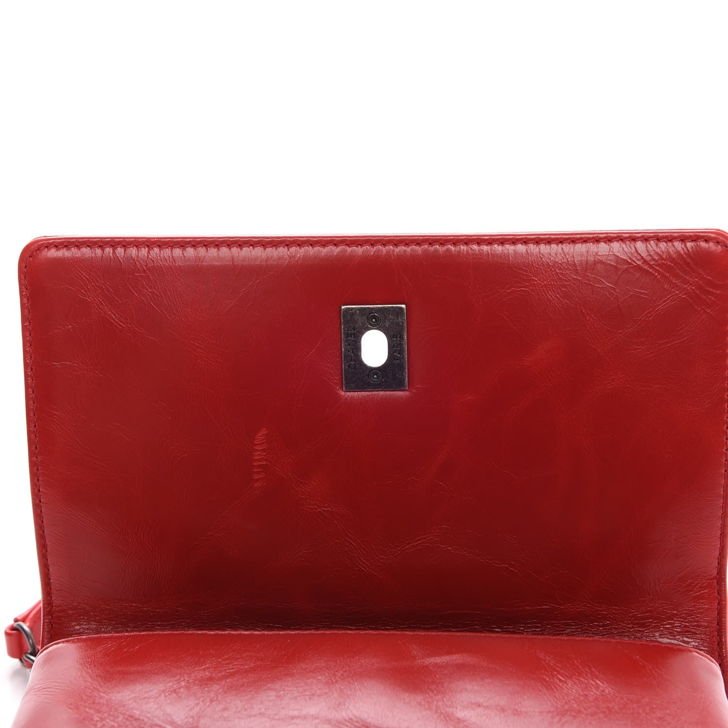 Chanel Calfskin Quilted Small Korean Garden Flap Red 8 of 9