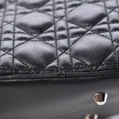 Christian Dior Lambskin Cannage Large Lady Dior Black 23 of 24