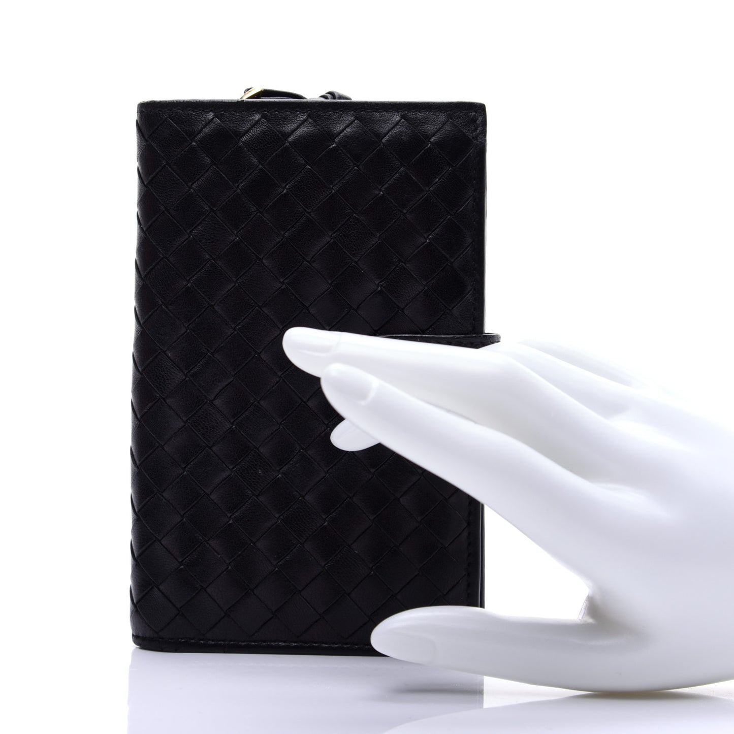 Nappa Intrecciato Continental Wallet Black