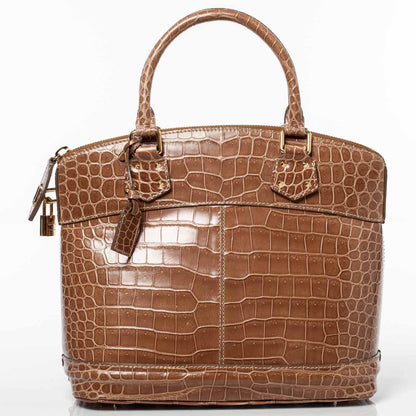 Louis Vuitton Alligator Lockit PM Beige 3 of 11