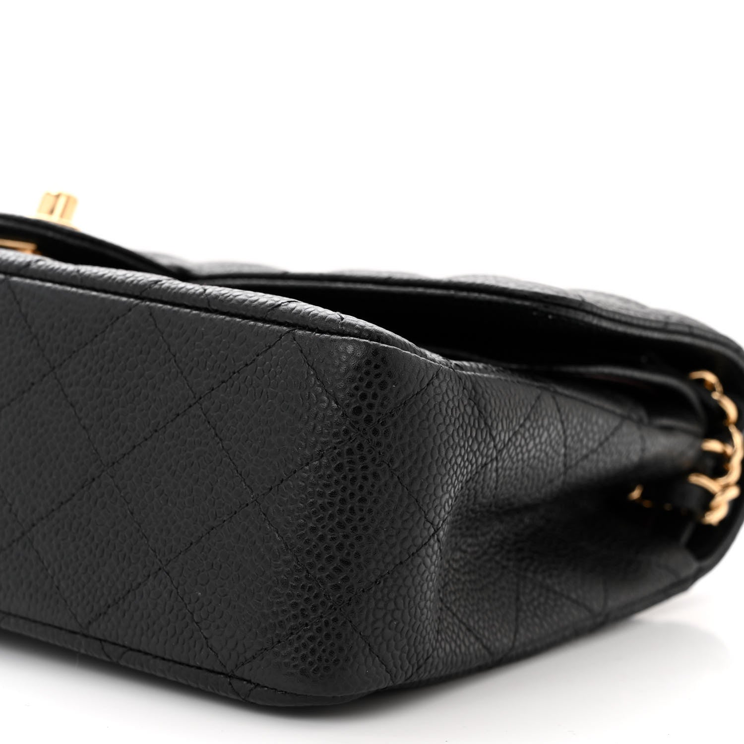 Chanel Caviar Quilted Medium Double Flap Black 10 of 11