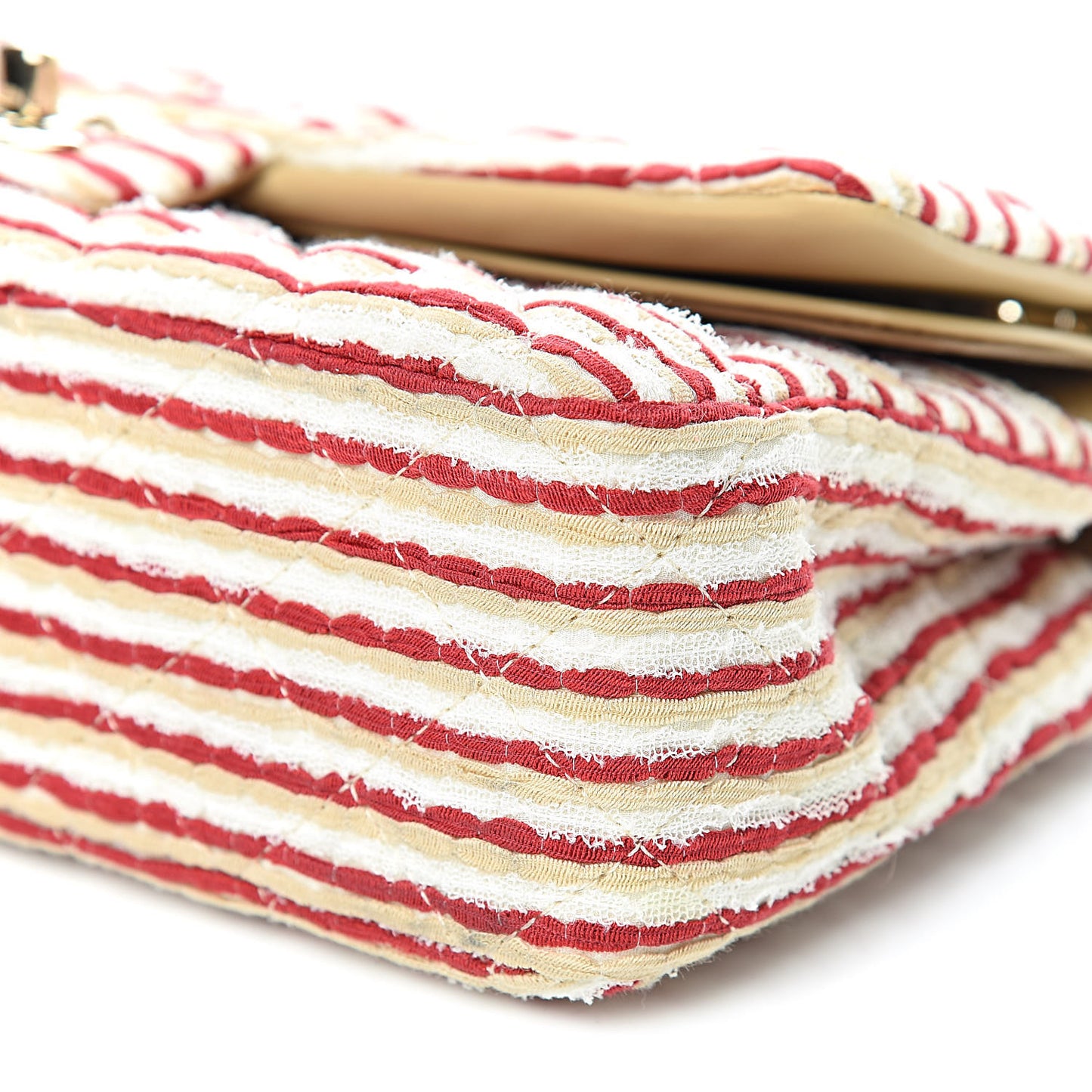 Jersey Quilted Medium Coco Sailor Flap Red White