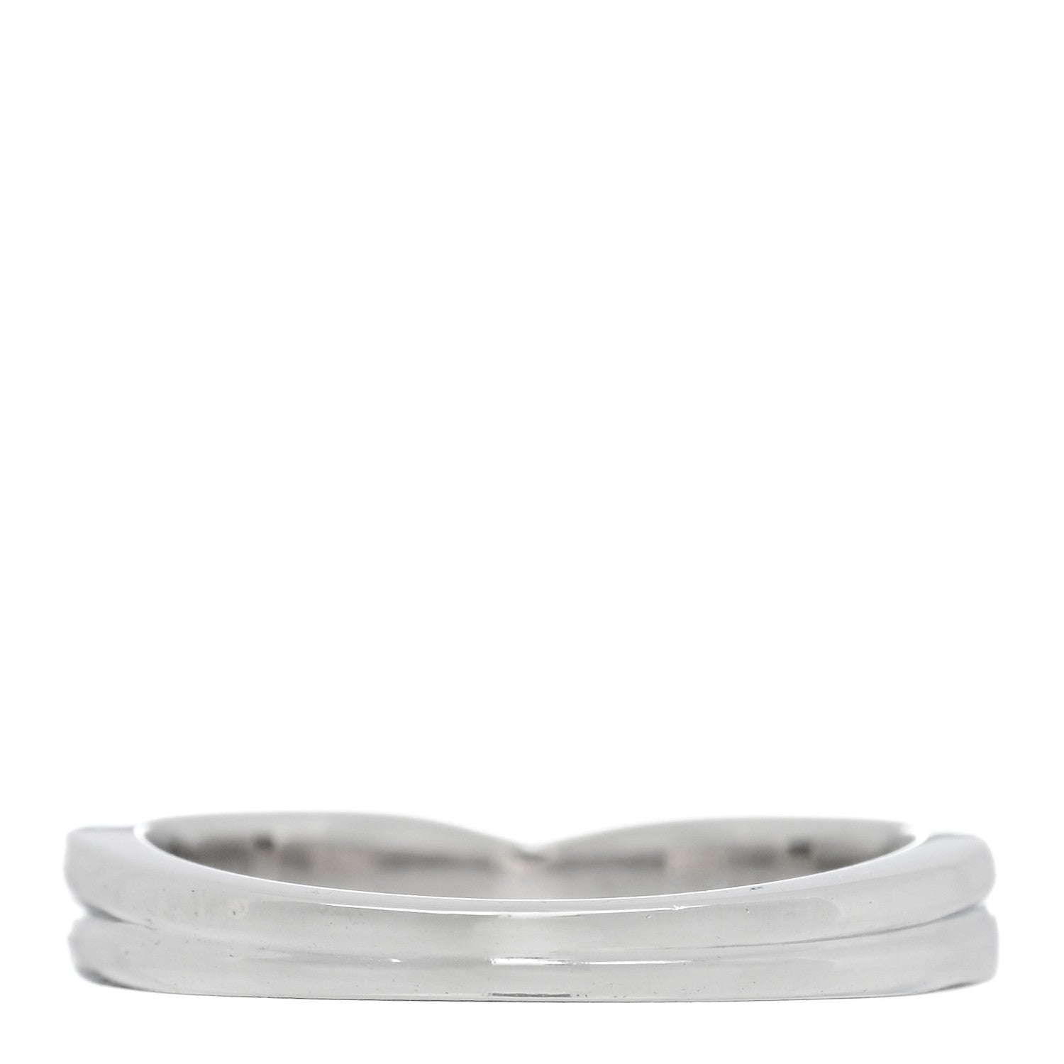 Harry Winston Platinum Diamond Tryst Single Row Pave Ring 49 5 3 of 5