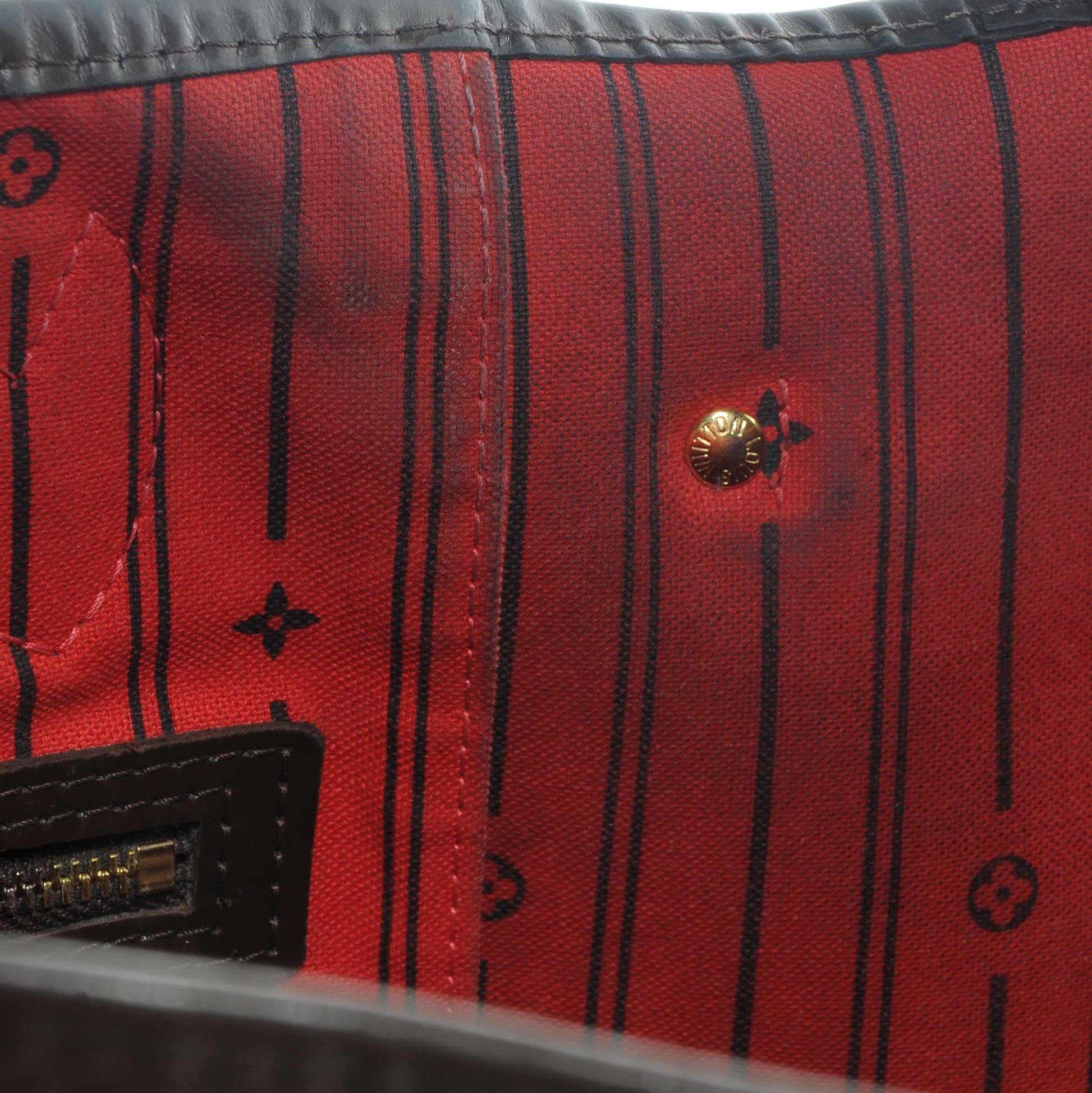 Louis Vuitton Damier Ebene Neverfull MM 7 of 8