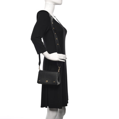 Burberry Grainy Calfskin Crossbody Black 2 of 9