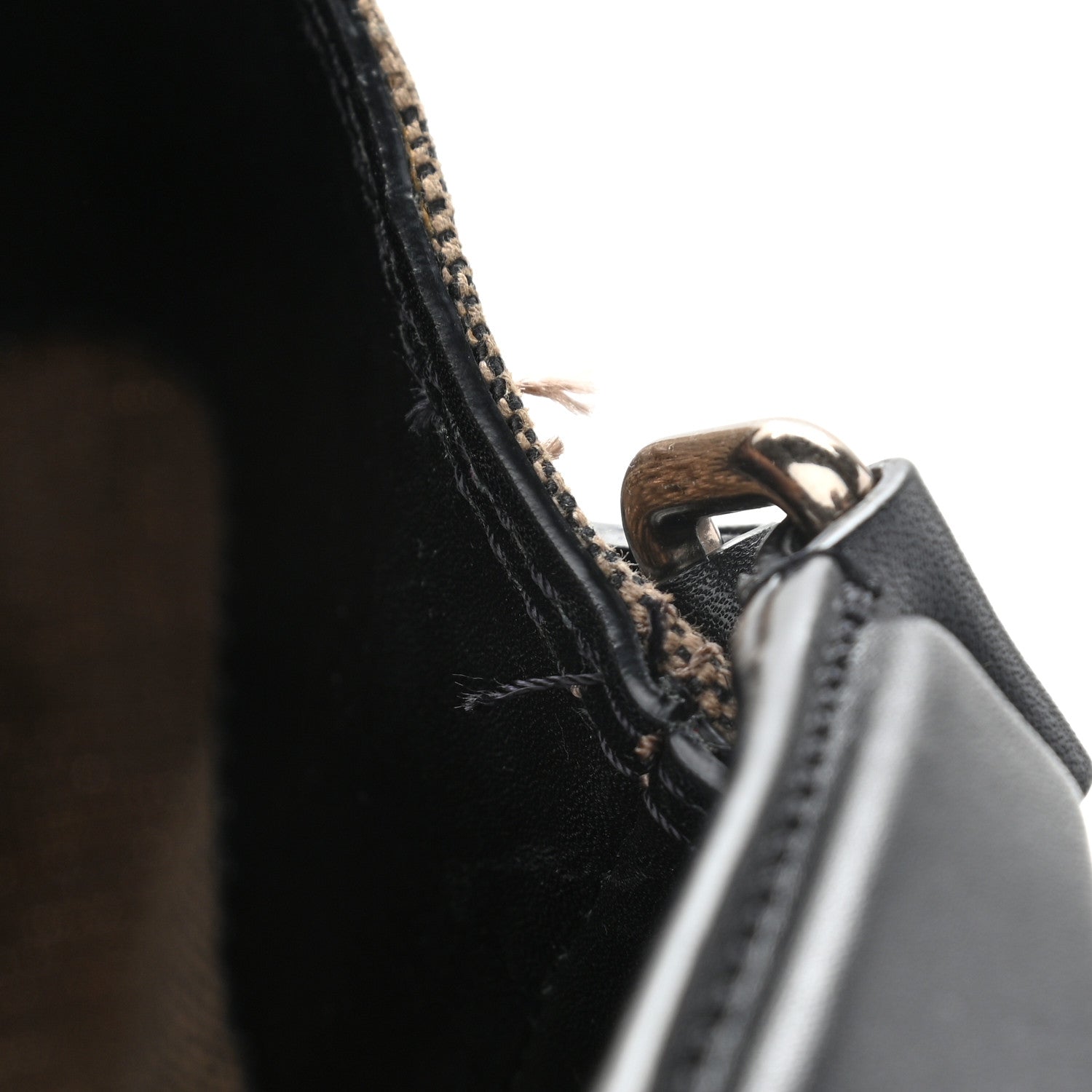 Burberry Canvas Mega Check Medium Ashby Hobo Saddle Black 11 of 19