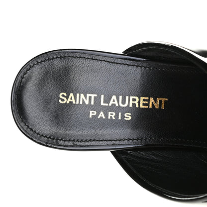Saint Laurent Patent LouLou Mules 36 Black 7 of 11