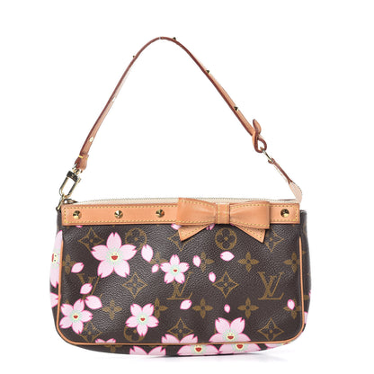 Louis Vuitton Monogram Cherry Blossom Pochette Accessories Brown 1 of 11