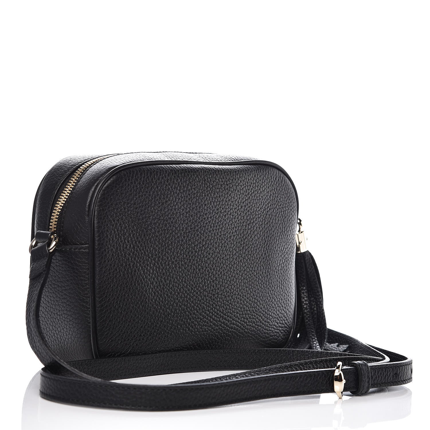 Gucci Pebbled Calfskin Small Soho Disco Bag Black 3 of 9