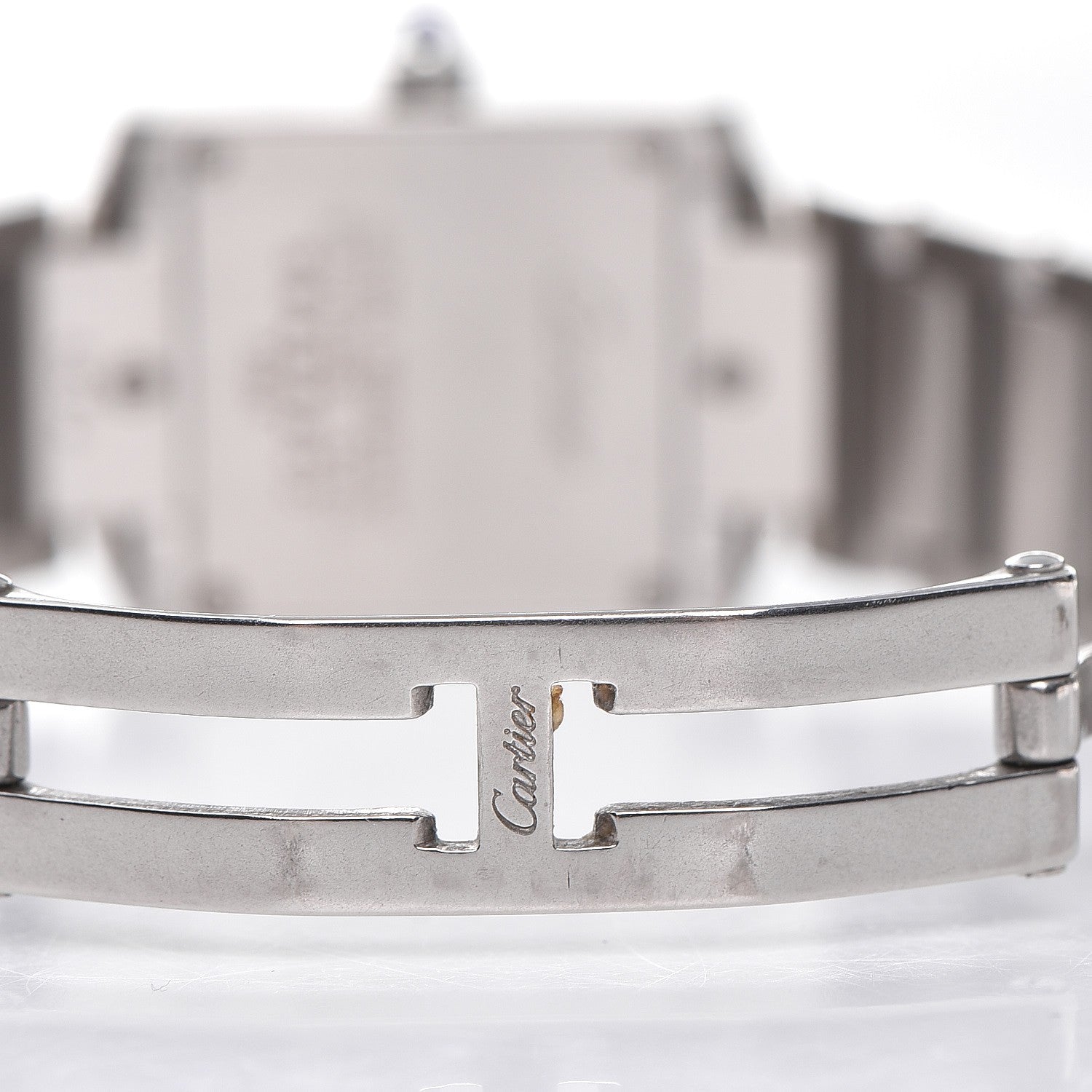 Cartier Stainless Steel 20mm Tank Francaise Quartz Watch 5 of 8