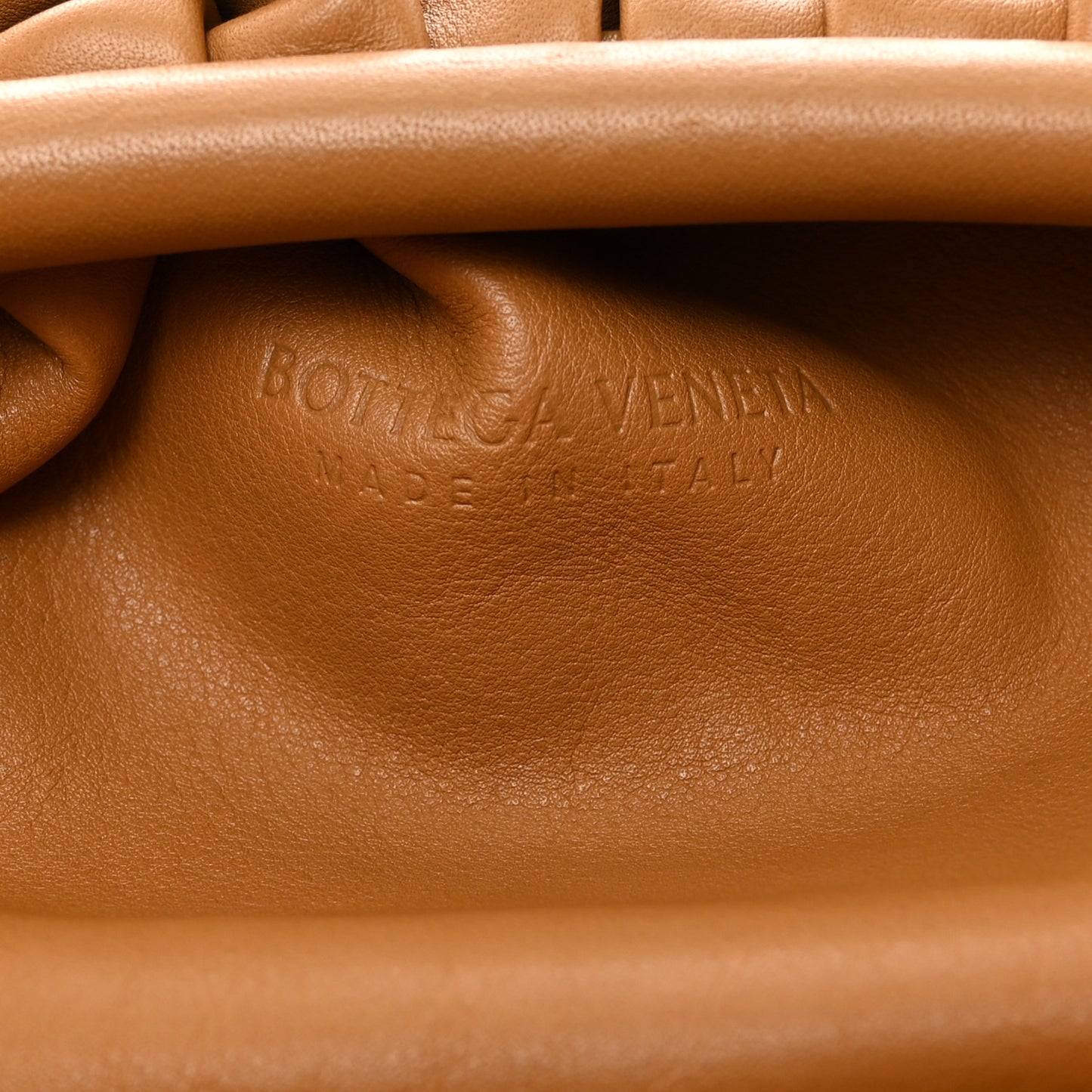 Calfskin Teen Pouch Caramel