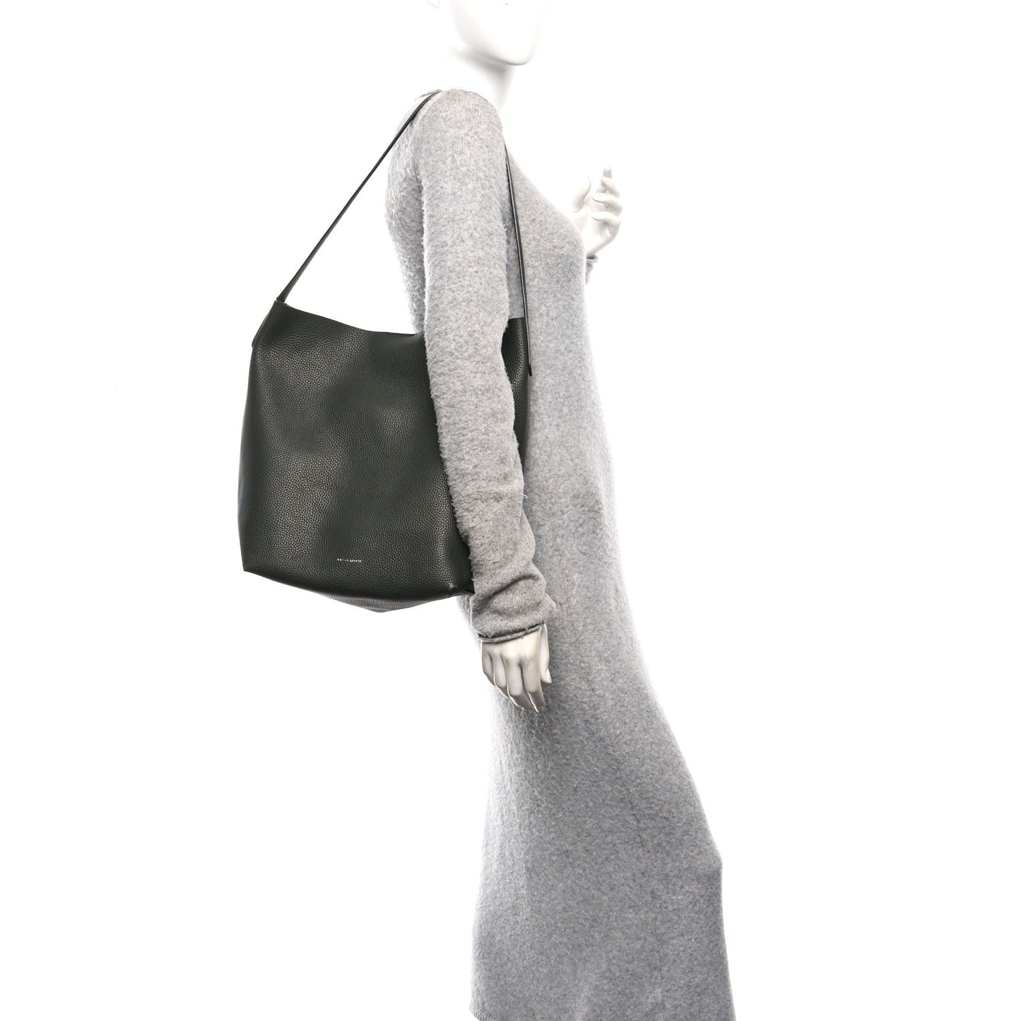 Pebbled Calfskin Everyday Cabas Seaweed