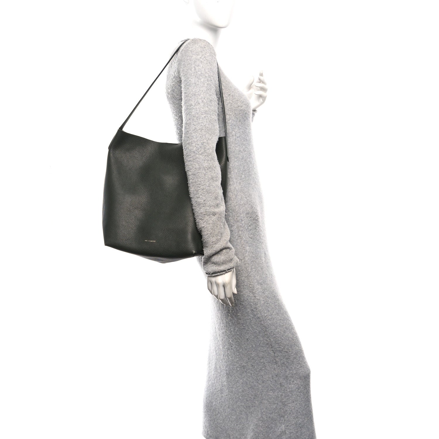 Mansur Gavriel Pebbled Calfskin Everyday Cabas Seaweed 2 of 9