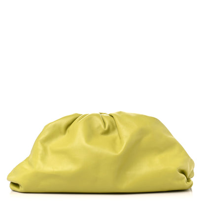 Bottega Veneta Smooth Butter Calf The Pouch Oversized Clutch Kiwi 1 of 12