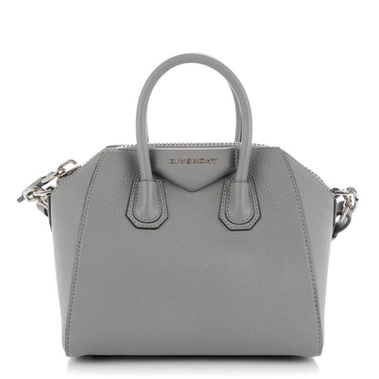 Givenchy Sugar Goatskin Mini Antigona Grey 1 of 7