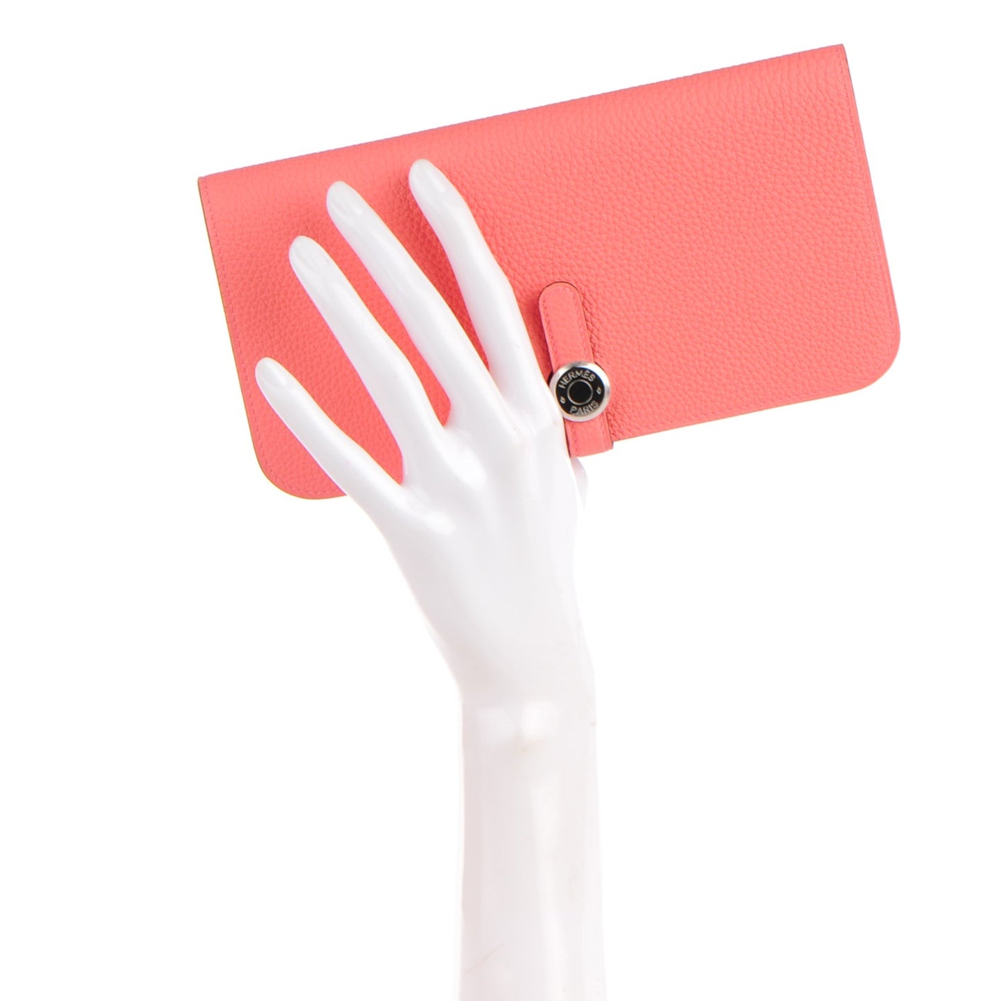 Togo Dogon Recto Verso Wallet Rose Candy