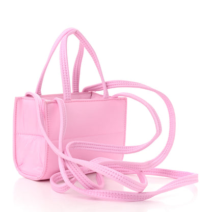 Telfar Nylon Small Puff Shopping Bag Bubblegum 3 of 10