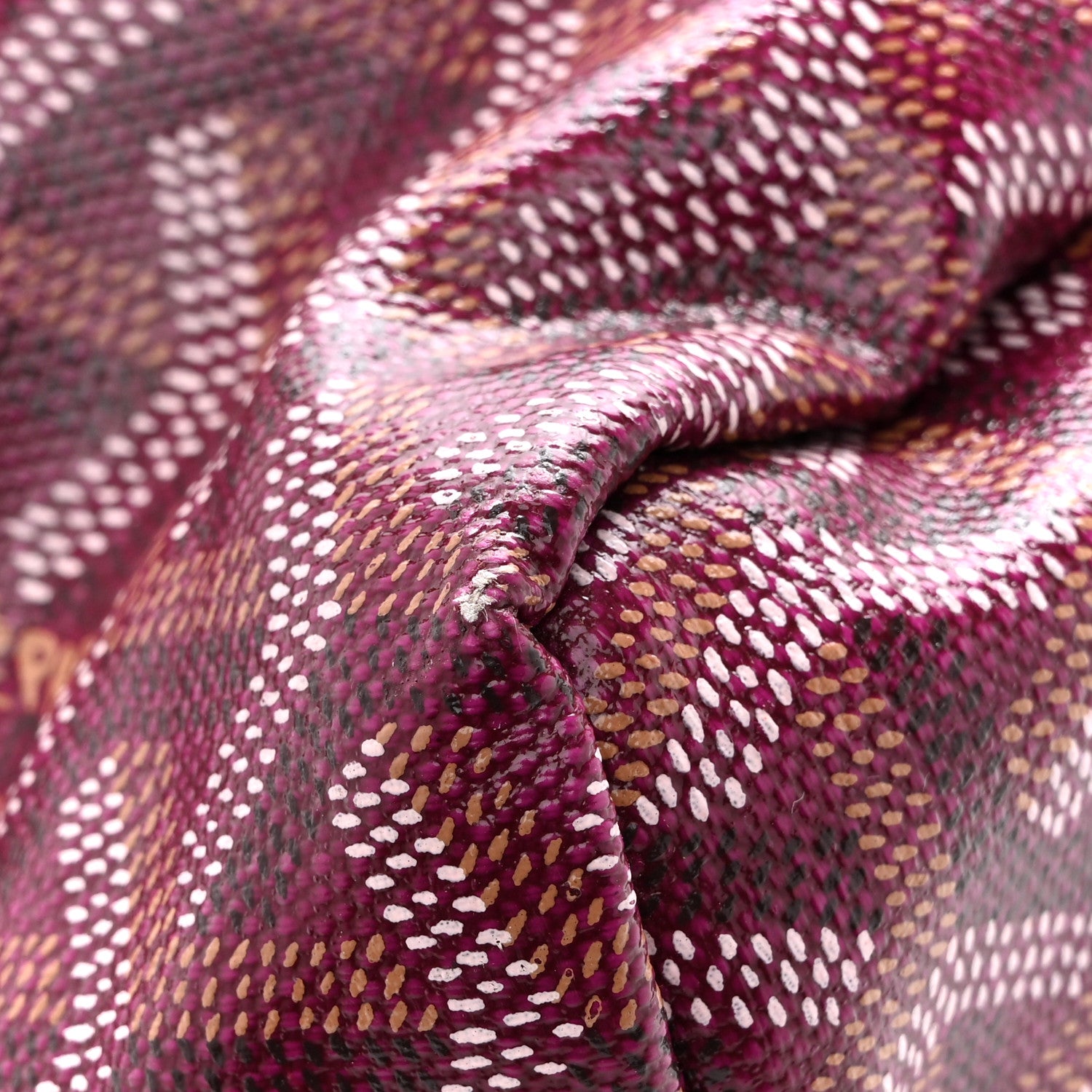 Goyard Goyardine Fidji Zip Hobo Burgundy 14 of 14