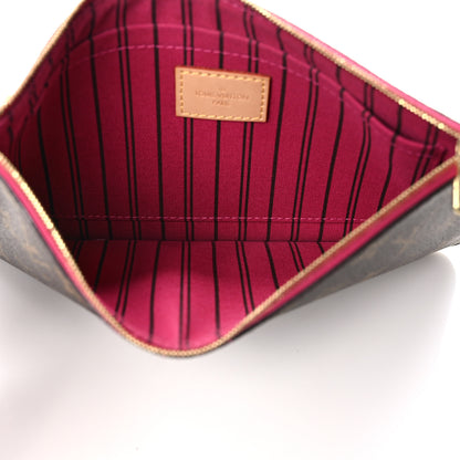 Louis Vuitton Monogram Neverfull MM GM Pochette Pivoine 5 of 6