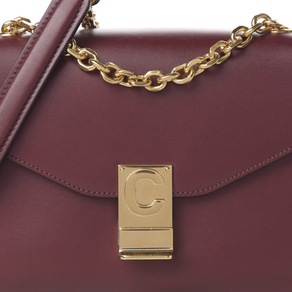 Celine Shiny Calfskin Medium C Bag Light Burgundy 8 of 8