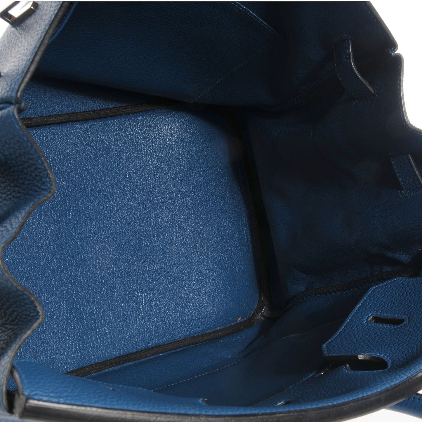 Taurillon Clemence Birkin 35 Bleu Thalassa