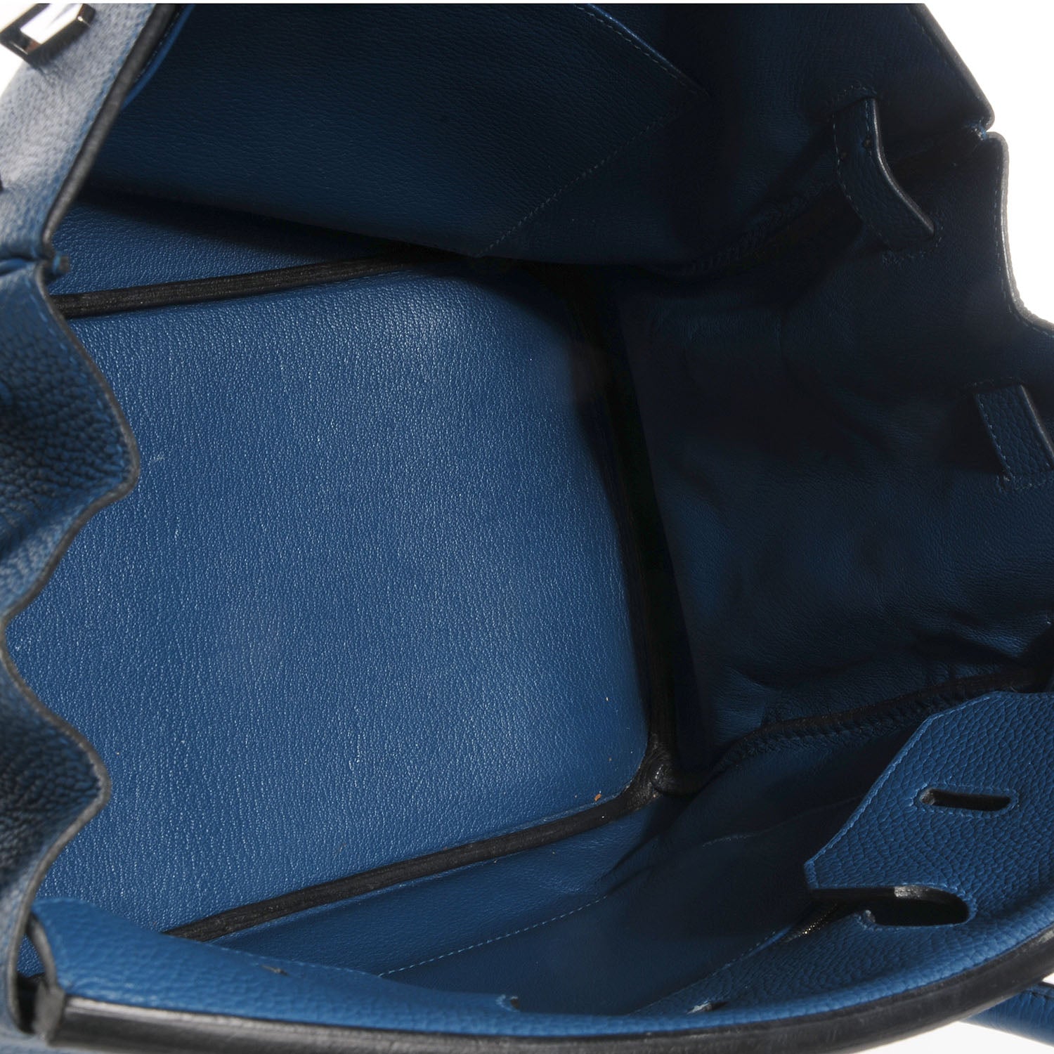 Hermes Taurillon Clemence Birkin 35 Bleu Thalassa 5 of 9