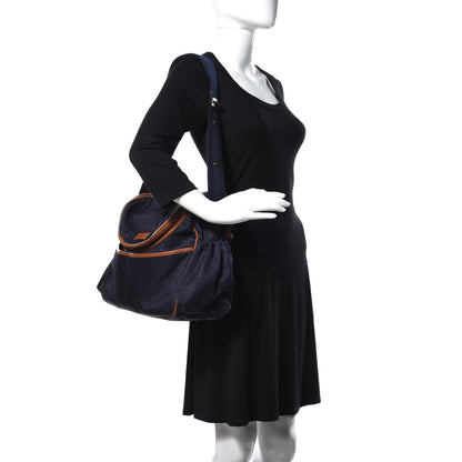 Gucci Nylon Monogram Light Diaper Bag Blue 2 of 14