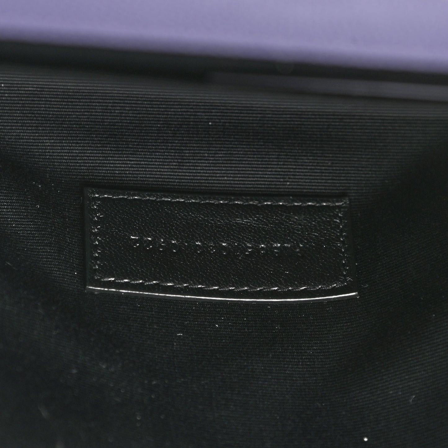 Grain De Poudre Textured Mixed Matelasse Triquilt Monogram Clutch Dark Wisteria