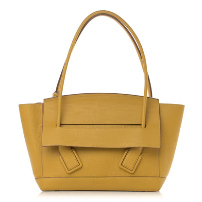 Bottega Veneta Grainy Calfskin Small Arco Curry 1 of 11