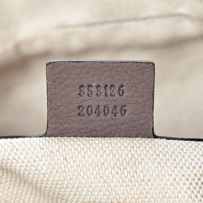 Gucci Vitello Range Medium Soho Bowler Grey Field 7 of 13