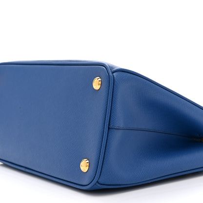 Prada Saffiano Lux Small Galleria Double Zip Tote Bluette 10 of 10
