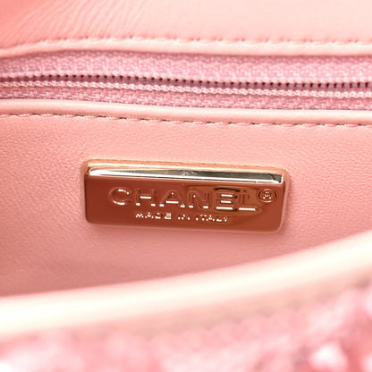 Chanel Sequin Mini Rectangular Flap Pink 6 of 10