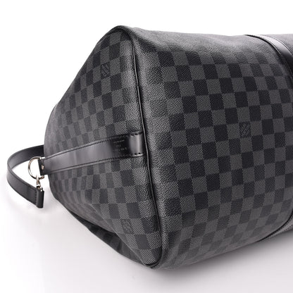 Louis Vuitton Damier Graphite Keepall Bandouliere 55 9 of 11