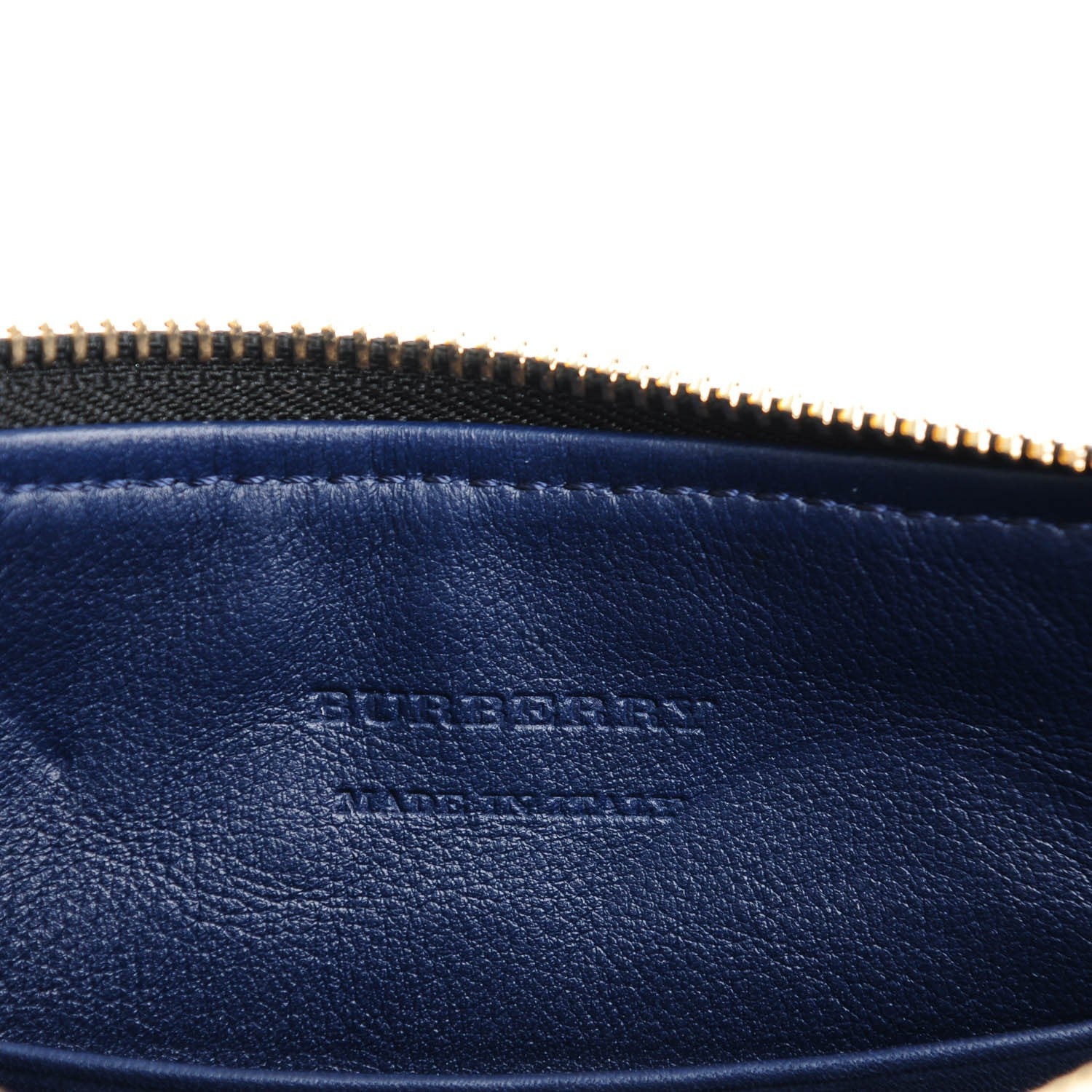 Burberry Horseferry Check Tie Dye Floral Print Peyton Crossbody Clutch Bag Brilliant Navy 6 of 6