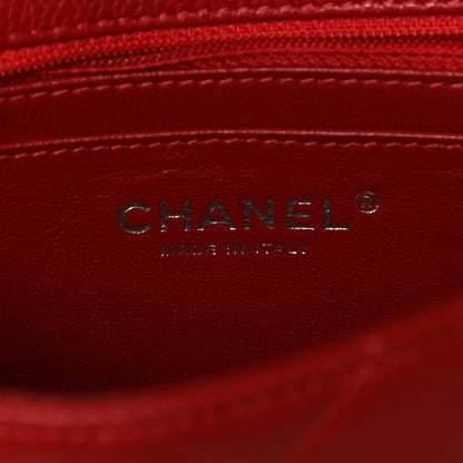 Chanel Caviar Quilted Mini Rectangular Flap Red 6 of 11
